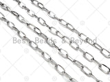 Non-tarnish Stainless Steel Oval Link Chain, Antique Silver Color Unfinished Jewelry Chains, Wholesale Chain, 6x12mm,sku#A104