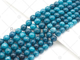 Quality Apatite Blue Jade Round Smooth Beads, 8mm/10mm Jade Beads, 15.5'' Full Strand, Sku#U1167c