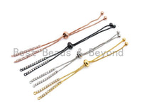 NEW STYLE Sliding adjustable Half finished bracelet,sku#P22