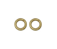 10mm Gold Round Spring Gate Ring Clasp, Sku#Y710