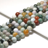Genuine Burma Jade Round Smooth Beads, 6mm/8mm/10mm/12mm, Sku#U1579