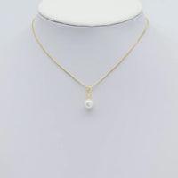 Clear CZ White Mother of Pearl Charm, Sku#ZX166