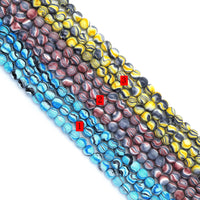 Colorful Hematite Round Smooth Beads, Sku#S165