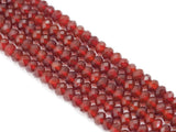 High Quality Carnelian Faceted Rondelle Beads, 2x4mm/4x6mm/5x8mm, Sku#UA242