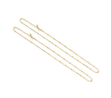 Dainty Satellite Chain Connector Necklace, sku#EF233