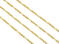 3mm Thin Mixed Paper Clip Chain, paperclip chain, sku#LS15