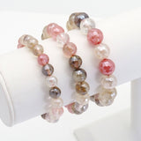 Mystic Golden Quartz Faceted Stretchy Bracelet, Sku#EF379