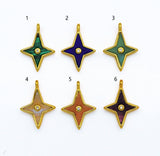 North Star Gemstone Charm, Sku#LY07