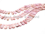 High Quality Natural Kunzite Teardrop beads, 23-38mm, Long Teardrop Pink Gemstone Beads, 15.5inch strand, SKU#U144