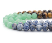 Genuine Chakra Round Smooth Beads, 8mm/10mm, Sku#U1442