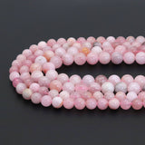Genuine Pink Opal Round Smooth Beads,Sku#U1825
