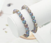 Rainbow Mystic Agate Stretchy Bracelet, sku#EF170