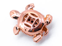 Cute CZ Gold Tortoise  Spacer Beads, Sku#N35