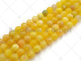 Natural Yellow Faceted Fire Agate Beads, 8mm/10mm/12mm Yellow Fire Agate, 15.5" Full Strand, sku#UA112