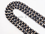 Dzi Black One Line Faceted Black Round Faceted Agate beads, Tibetan Black Agate beads, 6mm/8mm/10mm/12mm, 15.5inch strand, SKU#U405