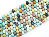 Quality Natural Rondelle Matte Amazonite beads,5x8/8x12mm/15x20,SKU#U231