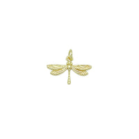 Gold Dragonfly Charm Pendant, Sku#Y985