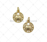 CZ Round Scorpion Charm, Sku#LD193