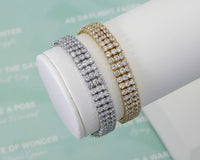 CZ Buckle Bracelet, Sku#B165