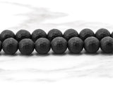 Wholesale Quality Faceted Matte Black Onyx Beads 3mm-16mm Natural Stones,Gemstones Beads, Round Beads, 15.5" Full Strand, SKU#Q1