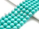 Natural Mother of Pearl Turquoise Blue Color Round Faceted beads, 6mm/8mm/10mm/12mm Blue MOP Beads, 15.5inch strand, SKU#T132