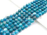 High Quality Natural Apatite Beads, Round Faceted 6mm/8mm Apatite Beads, 15.5" Full Strand, Sku#U808