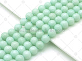 Natural Green Blue Round Faceted Jade Beads, 12mm Round Faceted Jade, Dyed Jade, 15.5'' Full Strand, Sku#U1177