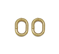 Gold Oval Snap Clasp, Sku#Y748