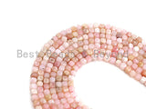 High Quality 4mm Pink Opal Faceted Cube Beads, Cube Pink Opal beads, 15.5" Full strand, sku#U779