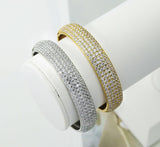 CZ Band Bangle Bracelet, Sku#B187