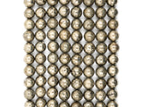 Quality Natural Pyrite  smoothy roundbeads,12mm,SKU#W1