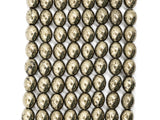 Quality Natural Facted Pyrite Tube Long Oval Beads, Pyrite smooth Long oval barrel beads 7x30mm/4x6mm/5x12mm, 15.5" Full Strand, SKU#W18