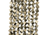 Quality Natural Pyrite Cube Beads, 6mm/10mm Natural Pyrite Dice Beads, 15.5inches Full strands, SKU#W23