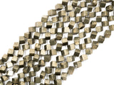 Quality Natural Pyrite Cube Beads, 6mm/10mm Natural Pyrite Dice Beads, 15.5inches Full strands, SKU#W23