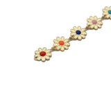 Colorful Daisy Flower Chain By Yard/Necklace Choker, sku#LS22