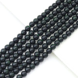 Matt Green Goldstone Round Smooth Beads, Sku#U1785