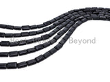 Quality Matte Black Onyx Rectangluar Beads, 8x12mm/10x14mm Gemstones Beads, Loose Rectangle Black Onyx Beads,15.5" Full Strand, SKU#Q36