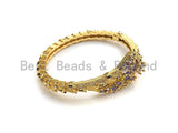 CZ Snake Wrap Bangle Bracelet, Sku#X153