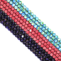 Colorful Hematite Round Smooth Beads, Sku#S164C