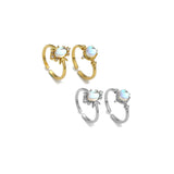 Blue Moonstone Adjustable Ring, Sku#X252