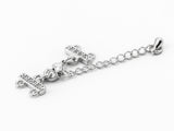 Double loops lobster Clasp for bracelet Necklace, 29x10mm, SKU#H101