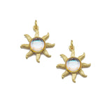 Moonstone Sun Charm, Sku#F1522