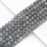 Genuine Labradorite Round Smooth Beads, 8mm/10mm/12mm, Sku#U