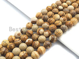 Quality Picture Jasper Beads, 8mm/10mm/12mm round faceted beads, Natural Jasper, sku#U525