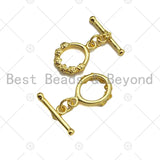 Toggle Clasp,Necklace Bracelet Gold Toggle Clasp,Sku#JL26