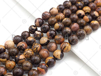 New!!! Natural Quality Brown Picture Jasper Round Smooth Beads, 6mm/8mm/10mm Picture Jasper, 15.5'' Full Strand, Sku#U1063