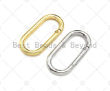 50mm Large Spring Gate, Gold/Silver Large Oval Clasp, Snap Clip Trigger Clasp, Spring Buckle for Chain Purse Key Jewelery, sku#H309