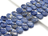 High Quality Natural Sodalite Rectangle Faceted Beads, Natur