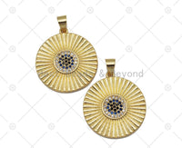 CZ Evil Eye Charm, Sku#LK561