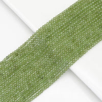 Genuine Peridot Faceted Rondelle Beads, Sku#U1683